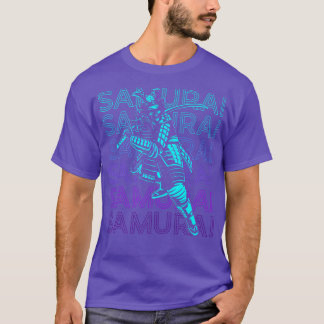 T-shirt Japonais Samurai Bushido guerrier Ronin Retro (2)
