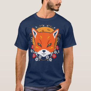 T-shirt Japonais Samurai Chat Vintage Amusant Samurai Geis