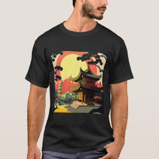 T-shirt japonais Tokyo asiatique inspiré style rétro 60u20
