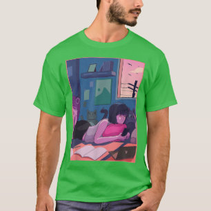 T-shirt Japonaise Adolescente Anime Manga Graphisme Art Ja