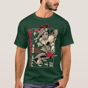 T-shirt Japonaise Guerrier Cosplay Manga Anime (2)