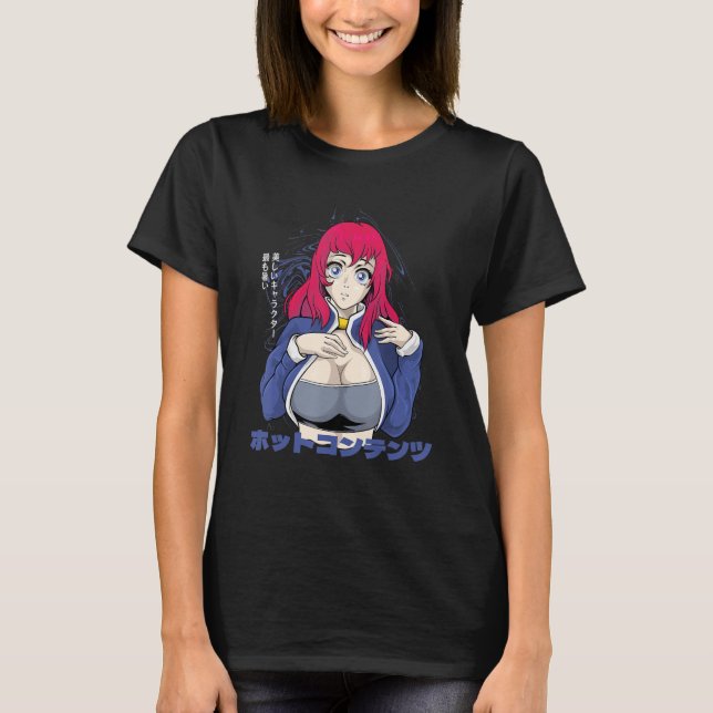 T-shirt Japonaise Hot Girl Japon esthétique (Devant)