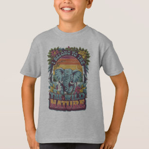 T-shirt J'Appartiens Aux Amateurs D'Éléphants De Nature Sa
