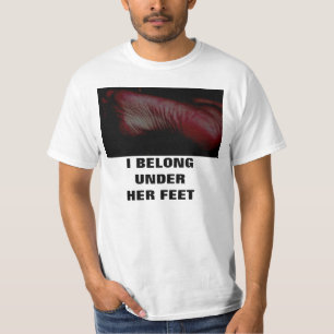 T-SHIRT J'APPARTIENS SOUS SES PIEDS
