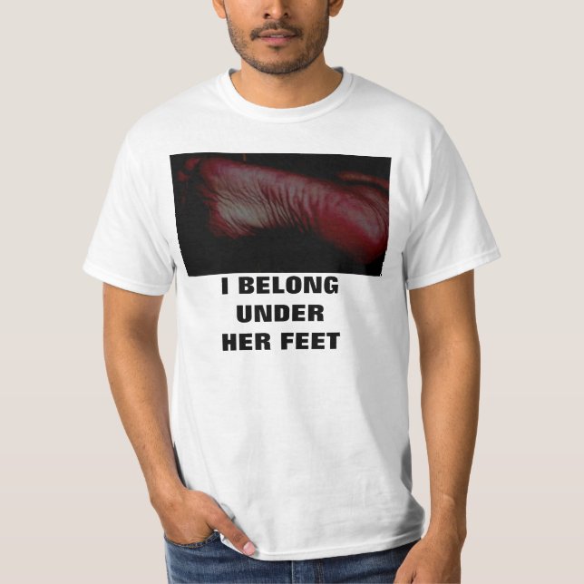 T-SHIRT J'APPARTIENS SOUS SES PIEDS (Devant)