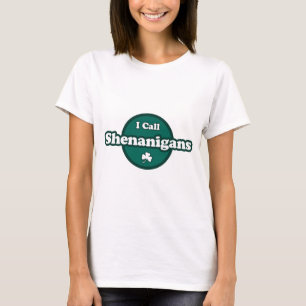 T-shirt J'Appelle Les Shenanigans Mignons Irlandais Dire