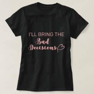 T-shirt J'apporterai la fête d'enterrement de vie de jeune