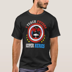 T-shirt J'Apprends À Futur Super Héros Awesome Messy Bun C