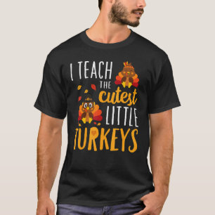 T-shirt J'Apprends À L'École Des Petites Dindons Les Plus