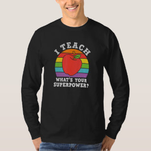 T-shirt J'Apprends à Whats Ton Super Pouvoir