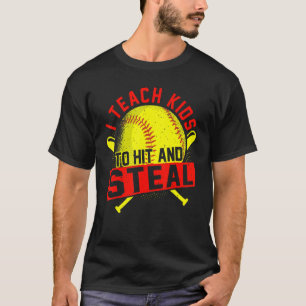T-shirt J'Apprends Aux Enfants À Frapper Et Voler Un Entra