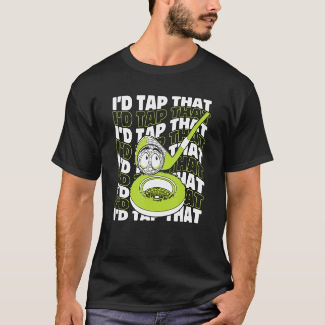 T-shirt J'Appuierais sur ce Golfer Golfing Legend Player P (Devant)