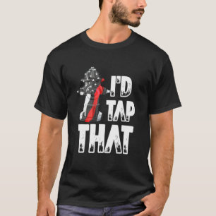 T-shirt J'Appuierais Sur Ce Pompier Américain Pompier Pomp
