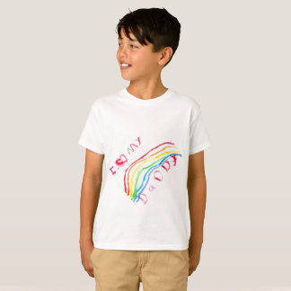 T-shirt "J'arc-en-ciel aime mon papa"