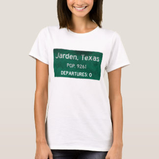 T-shirt Jarden, panneau routier du Texas