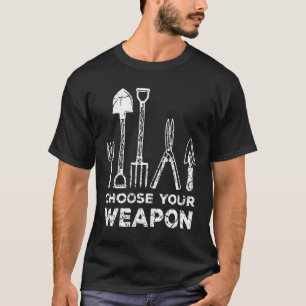T-shirt Jardin amusant Gangster Vegan Gardener Pla