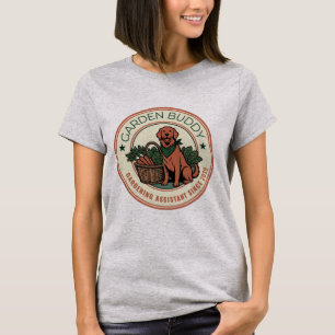 T-shirt Jardin Bouddha Golden Retriever Année personnalisé