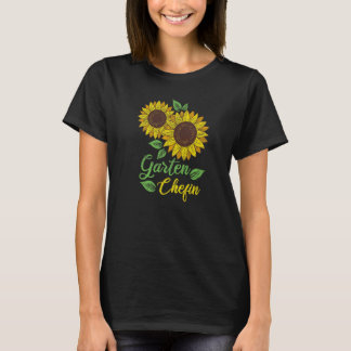 T-shirt Jardin Chef Jardinier Fleurs de soleil