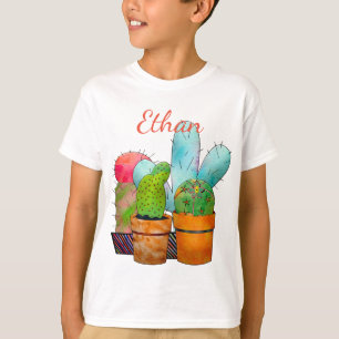 T-shirt Jardin coloré de Cactus