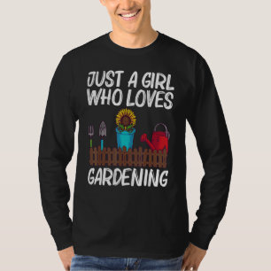 T-shirt Jardin cool Pour Les Filles Jardin Gardener