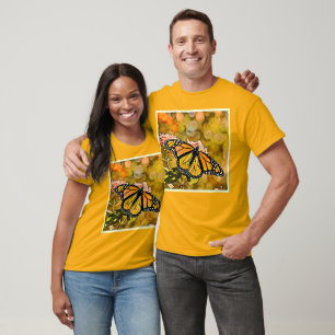 T-shirt Jardin d'art du papillon monarque