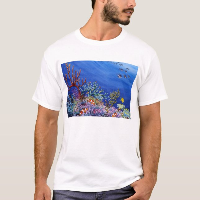 T-shirt Jardin de corail (Devant)