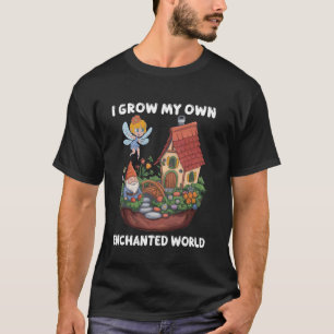 T-shirt Jardin de Fées Micro Figurines Amant Miniature Fée