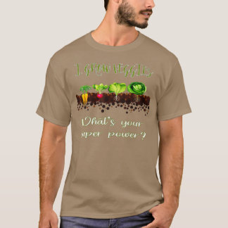T-shirt Jardin de jardinier de légumes Funny Pun Grow Vegg