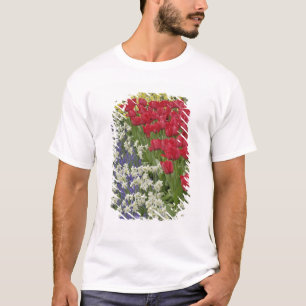 T-shirt Jardin de Tulip et daffodil, Jardins de Keukenhof,