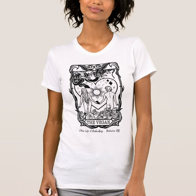 T-shirt Jardin d'Eden Tarot Style 2024 gagnant du design (Devant)