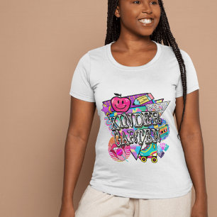 T-shirt jardin d'enfants des années 90