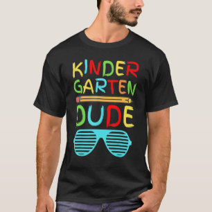 T-shirt Jardin d'enfants Dude crayon de premier jour Coule