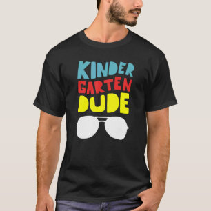 T-shirt Jardin d'enfants Dude Retour à l'école Premier jou
