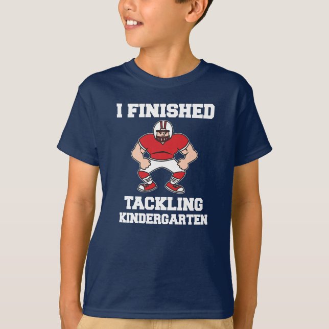 T-shirt Jardin d'enfants - Football de fin d'études (Devant)