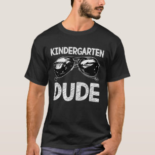T-shirt Jardin D'Enfants Lunettes De Soleil Mec Retour À L