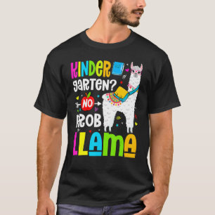 T-shirt Jardin d'enfants No Prob Llama Étudiant enseignant