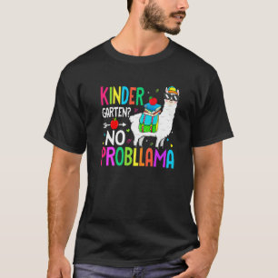 T-shirt Jardin D'Enfants Pas De Llama Prob Retourner À L'É