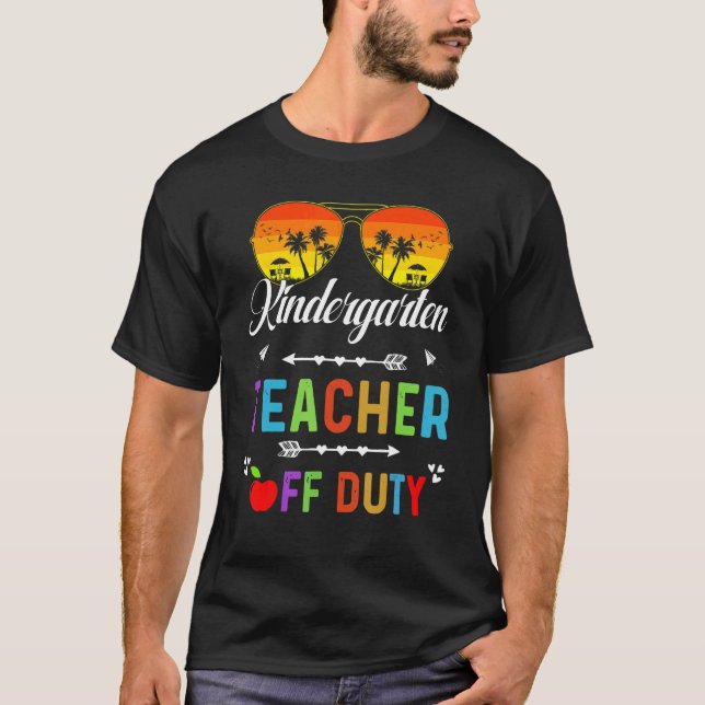 T-shirt Jardin d'enfants Professeur hors service Lunettes  (Devant)