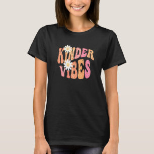 T-shirt Jardin d'enfants super VIBES Automne École d'autom