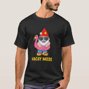 T-shirt Jardin drôle de gnome en mode vacance Croisière pl