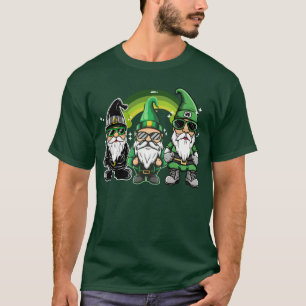 T-shirt Jardin drôle de vie de gnome St Patricks St Paddy 