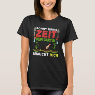 T-shirt Jardin Et Jardinier De Hobby Qui Dit Pour Le Jardi