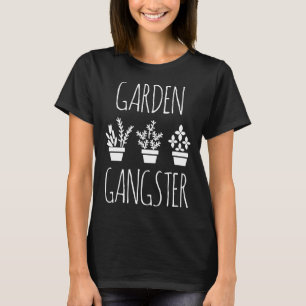 T-shirt Jardin gangster pot de fleurs plantes