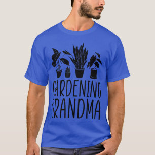 T-shirt Jardin Grand-mère Chemise Fleur Jardin Grand-mère