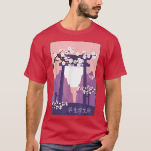 T-shirt Jardin Japonais Torii Japon Samurai T-Shi