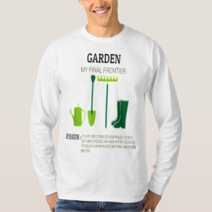 T-shirt Jardin Ma Frontière Finale Amusante Conception de