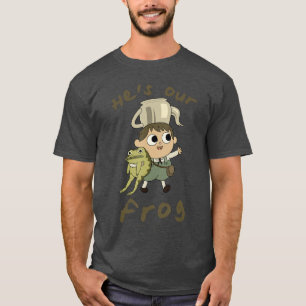 T-shirt Jardin Mural Suspendu Il Est Notre Grenouille Mign