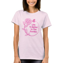 T-shirt jardin pour femmes