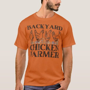 T-shirt Jardin Producteur De Poulet Drôle Élevage De Poule