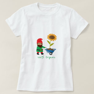 T-shirt Jardin slogan bio avec génome du jardin